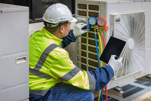 Professional Air Duct Cleaning technician working in Lucerne, CO